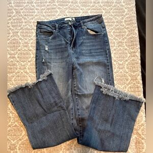 Risen Distressed Blue Women's Jeans